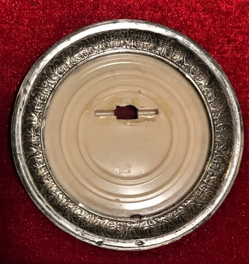 YUVARLAK GÜMÜŞ CİFT CERCEVE 10 CM CAP