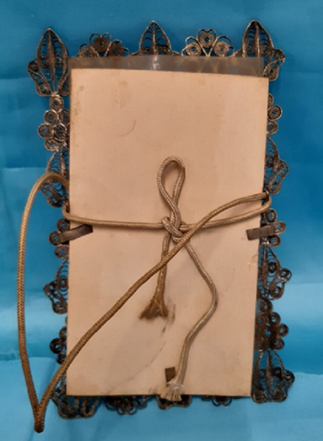 TELKARİ İŞCİLİKLİ EL İŞİ RESİM ÇERÇEVE ORJİNAL FOTOGRAF YAŞAR KEMAL 