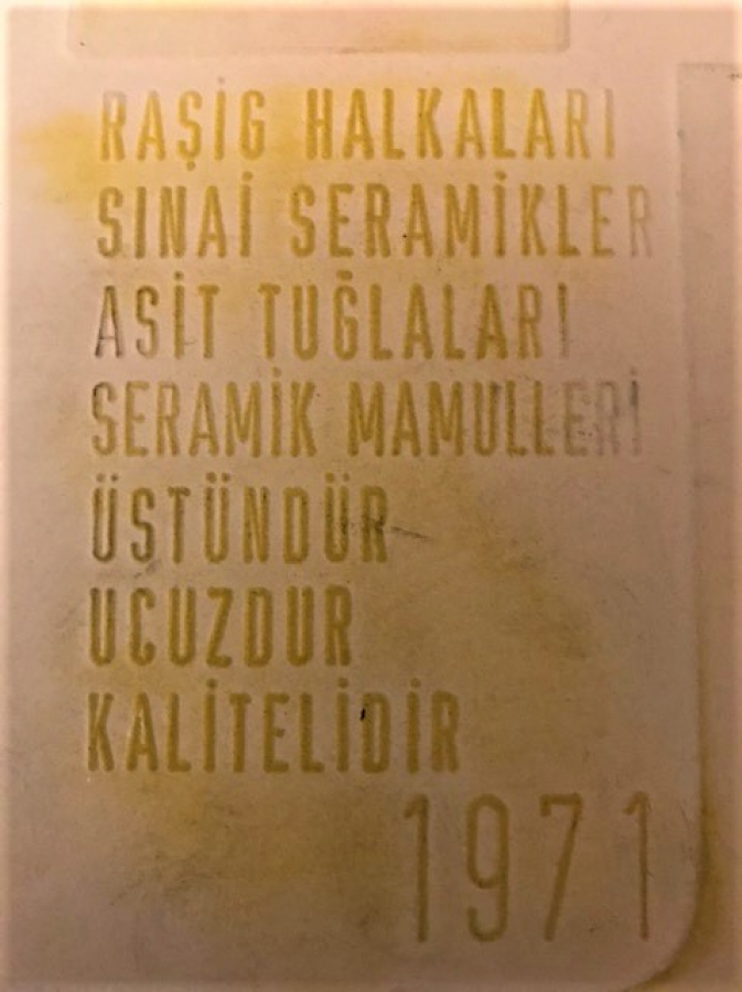 SÜMERBANK SERAMİK PANO OSMANLI KIYAFETLERİ SİRİSİ 1971 ÜRETİMİ SERİGRAFİ İPEK ELEK BASKI