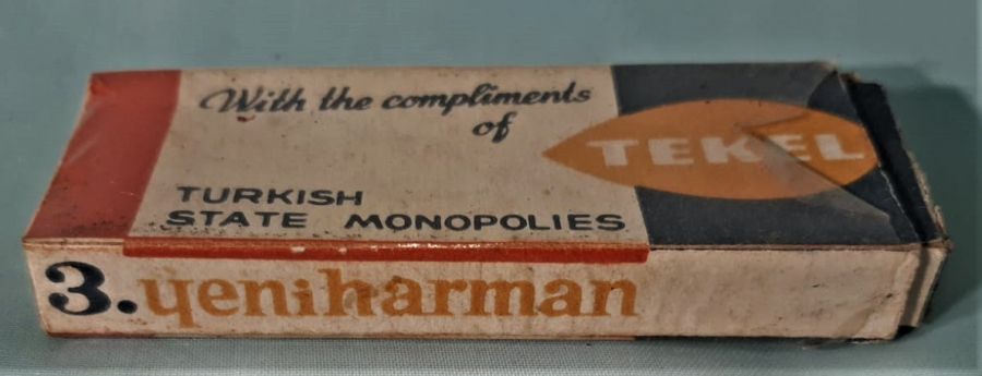 TEKEL THY TURKIS STATE MONİPOLİES 3. YENİHARMAN SİGARA PAKEDİ 
