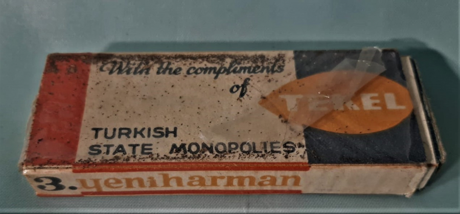 TEKEL THY TURKIS STATE MONİPOLİES 3. YENİHARMAN SİGARA PAKEDİ 
