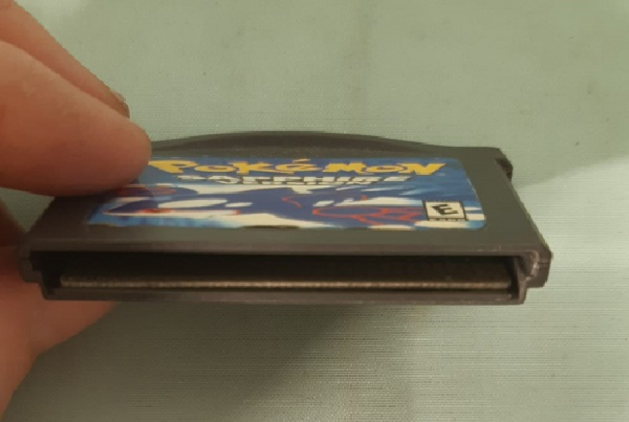 NİNTENDO GAME BOY ADVANCE CART  POKEMON SAPPHIRE VERSION AGB-002 OYUN KASEDİ USA 