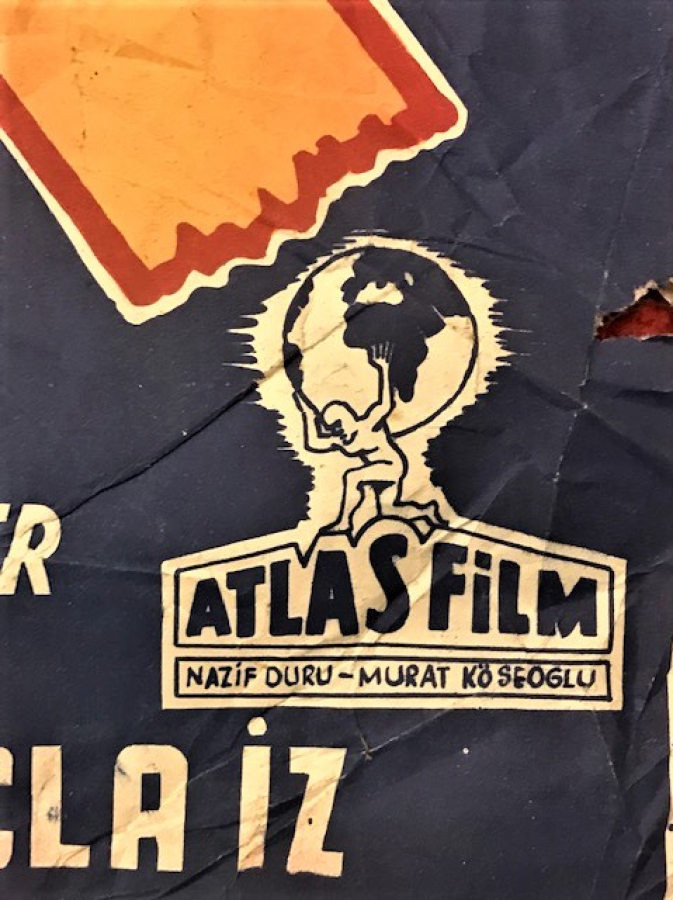 KACAK SEZER SEZİN TURAN SEYFİOGLU NECLA İZ RENKLİ SİNEMA AFİŞ FİLM GÖSTERİMDE TANITIMINDA ASILARAK KULLANILMIŞDIR 