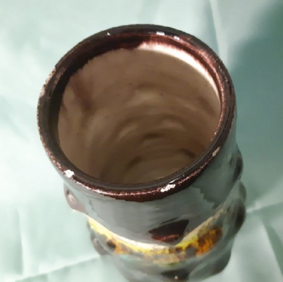 SERAMİK SANATCI YAPIMI  VAZO 