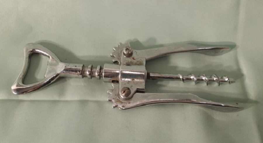 ŞİŞE ŞARAP MANTAR AÇACAK METAL MEKANİK  TİRBUŞON 