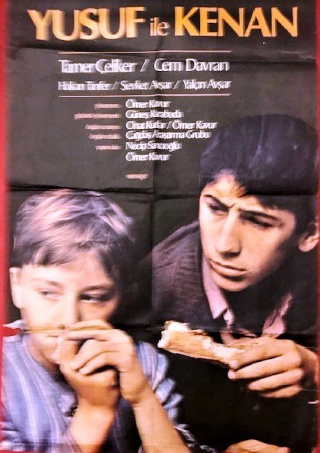  YUSUF İLE KENAN TAMER CELİKER CEM DAVRAN SİNEMA FİLM AFİŞ ORJINAL FİLMİN TANITIMINDA KULLANILMIŞ