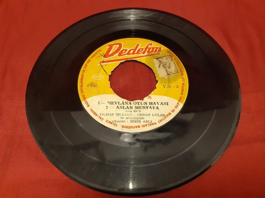 DEDEFON ORHAN GÜLER VE ARKADAŞLARI ANAMUR YOLLARI  KONYALI OYUN HAVASI KONYA EKİBİ YILMAZ İŞLEYİCİ -  45 LİK YERLİ PLAK 