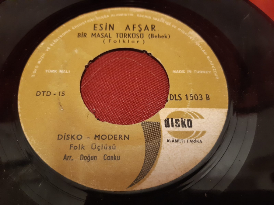 ESİN AFŞAR BİR MASAL TÜRKÜSÜ ( BEBEK ) 45 LİK YERLİ PLAK 