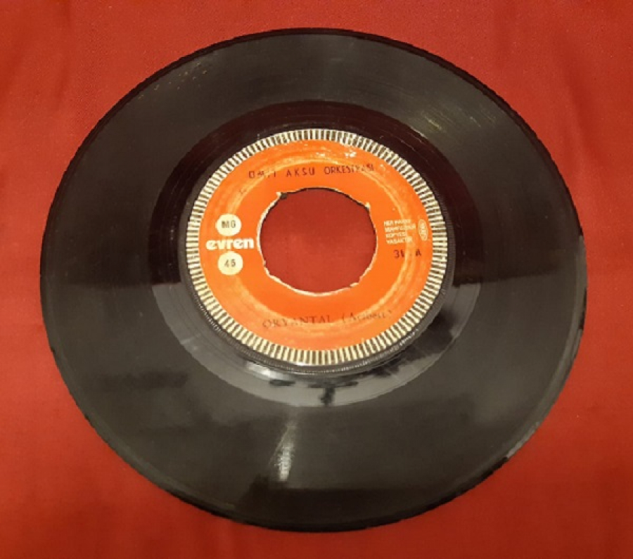 ÜMİT AKSU ORKESTRASI 45 LİK YERLİ PLAK 