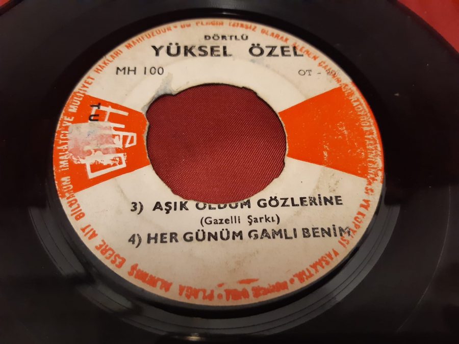 OYA PLAK DÖRTLÜ YÜKSEL ÖZEL BAĞDAT YOLU AĞLAMA GARİP ANAM 45 LİK YERLİ PLAK 