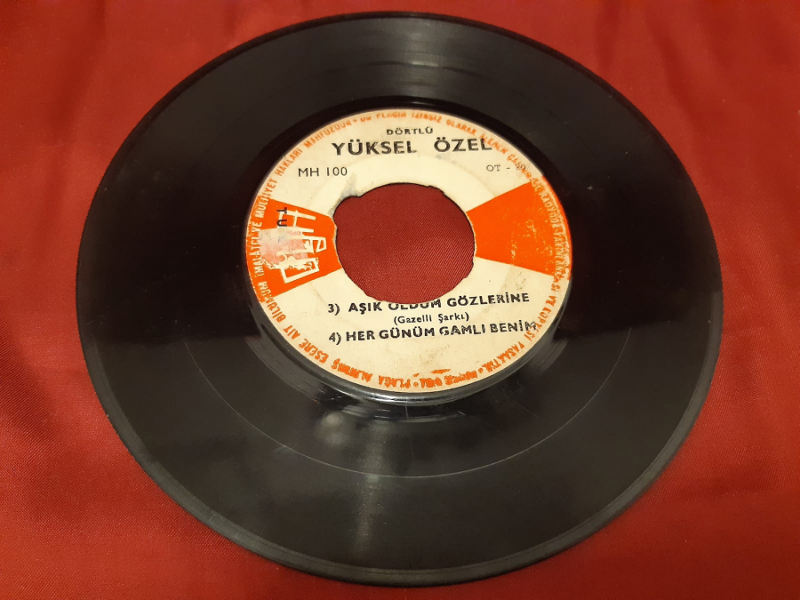 OYA PLAK DÖRTLÜ YÜKSEL ÖZEL BAĞDAT YOLU AĞLAMA GARİP ANAM 45 LİK YERLİ PLAK 