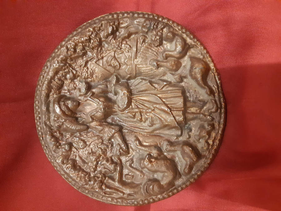 BRONZ DÖKÜM KAZ BAKICISI KIZ  TEMALI