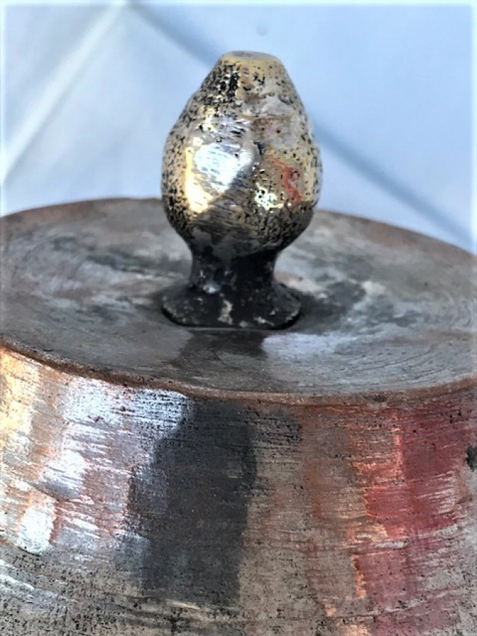 OSMANLI KENARLAR FIRFIRLI KAPAKLI EL DOGME ETLİ BAKIR SAHAN