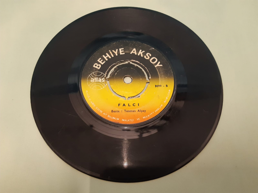 ATLAS PLAK BEHİYE AKSOY AYRILMALIYIZ ARTIK , FALCI 45 LİK YERLİ PLAK 