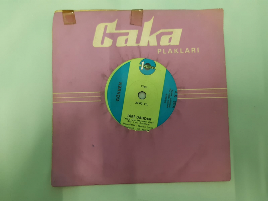 GAKA PLAKLAR GÖKBEN DİRİ DAHDAR , RUHUMDA BİR FIRTINA VAR 45 LİK YERLİ PLAK 
