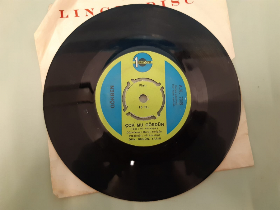 GAKA PLAKLAR GÖKBEN DİRİ DAHDAR , RUHUMDA BİR FIRTINA VAR 45 LİK YERLİ PLAK 