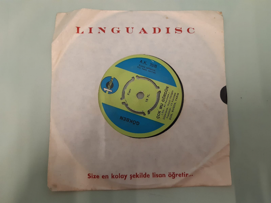 GÖKBEN AKILSIZ BAŞA FAYDA YOK , ÇOK MU GÖRDÜN 45 LİK YERLİ PLAK 