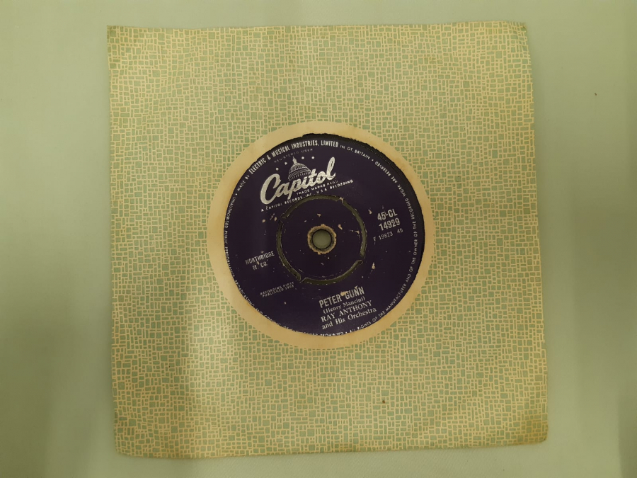 CAPITAL PLAK RAY ANTHONY  PETER GUNN , TANGO FOR TWO 45 LİK YABANCI PLAK 