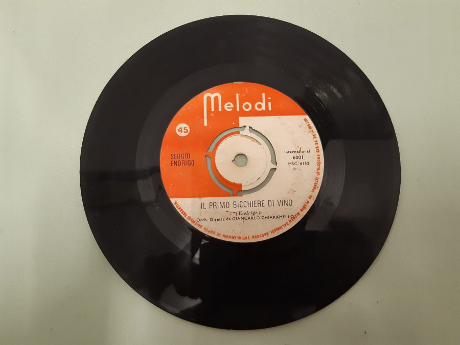 MELODİ PLAK ENDRİGO CANZONE PER TE , IL PRIMO BICCHIERE DI VINO 45 LİK YABANCI PLAK 