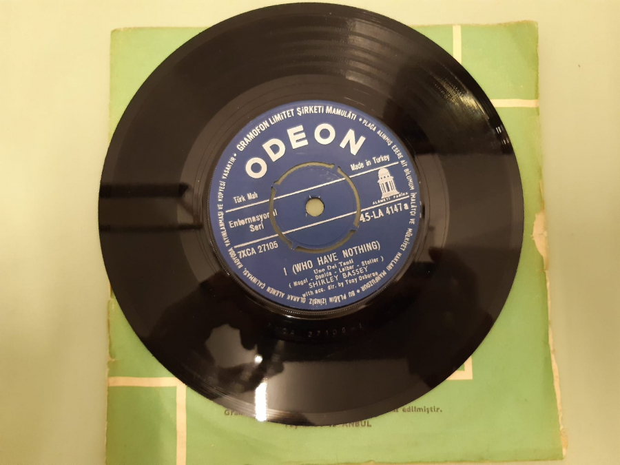 ODEON SHIRLEY BASSEY HOW CAN YOU TELL ? I ( WHO HAVE NOTHING ) 45 LİK YERLİ PLAK 