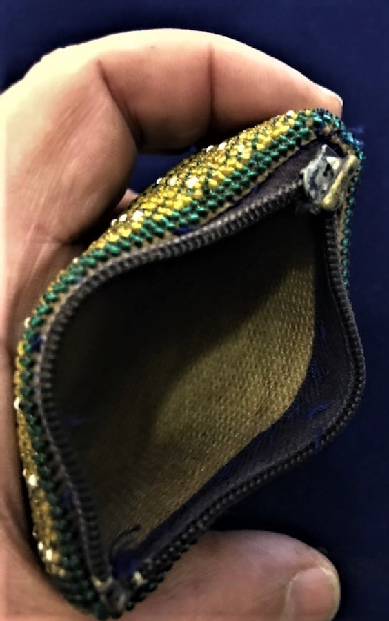 OSMANLI BONCUK EL İŞLEME HAPİHANE İŞİ PARA CANTASI SORUNSUZ