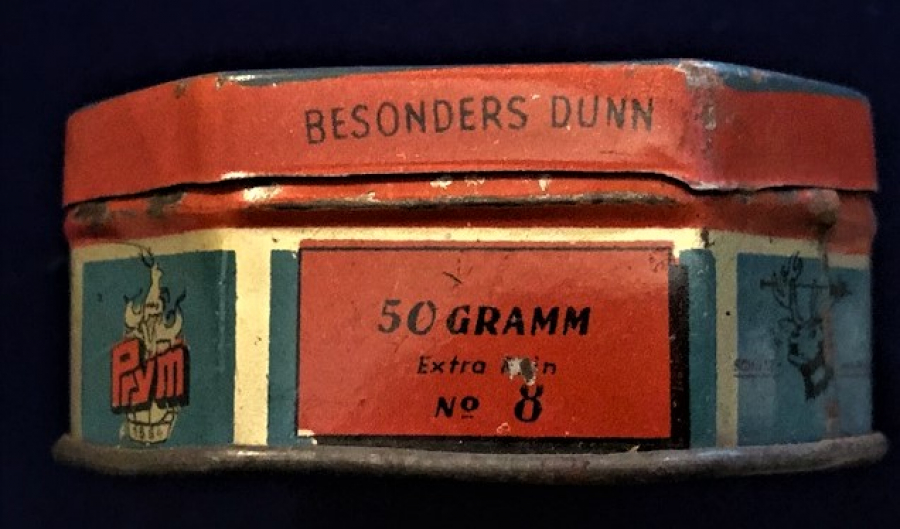 TENEKE KAPAKLI ALTI KÖŞELİ CELİK PİM İGNE KUTUSU HIRSCH STAHL-STECKNADELN 