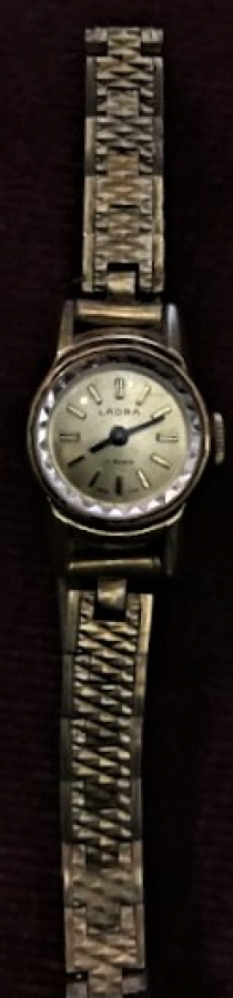 LAORA SWİSS BAYAN KOL SAATİ KURMALI ALTIN KAPLAMA 
