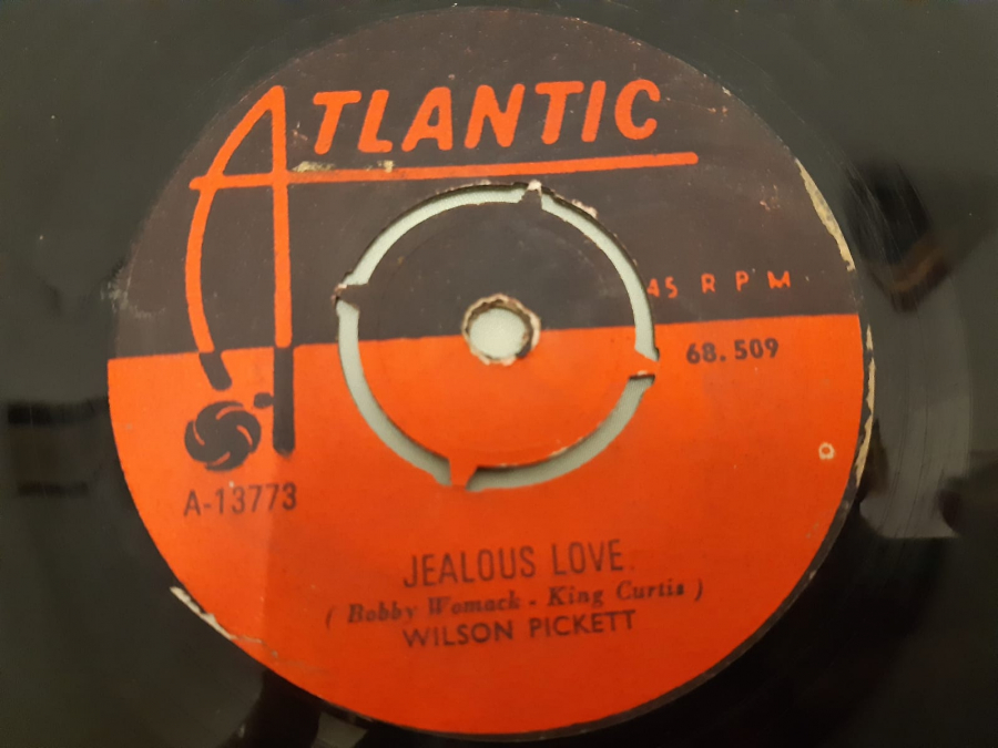 ATLANTIC PLAK WILSON PICKETT JEALOUS LOVE  I'VE COME A LONG WAY 45 LİK YABANCI PLAK 