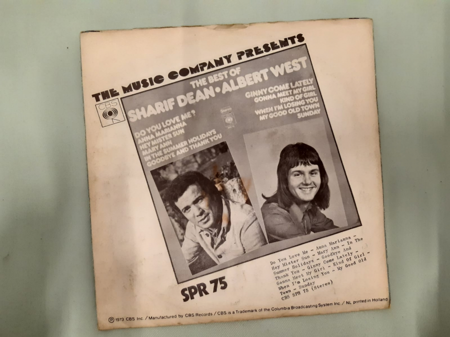 CBS PLAK ALBERT WEST VİSCO PRODUCTİONS A LONG TIME AGO , TELL LAURA I LOVE HER 45 LİK YABANCI PLAK 