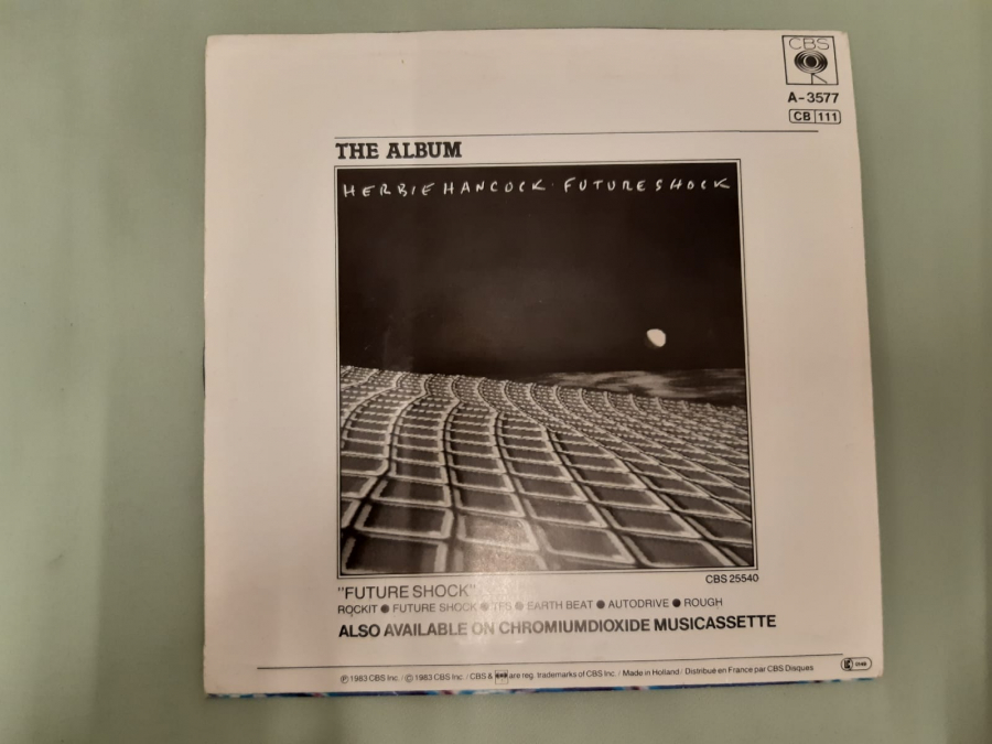 CBS PLAK HERBIE HANCOCK ROCKIT SHORT VERSİON , LONG ALBUM VERSİON 45 LİK YABANCI PLAK 