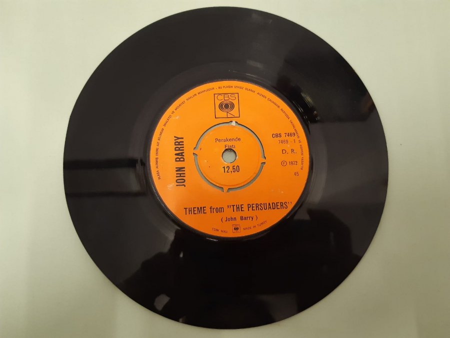 CBS PLAK JHON BARRY A MAN ALONE THEME FROM 45 LİK