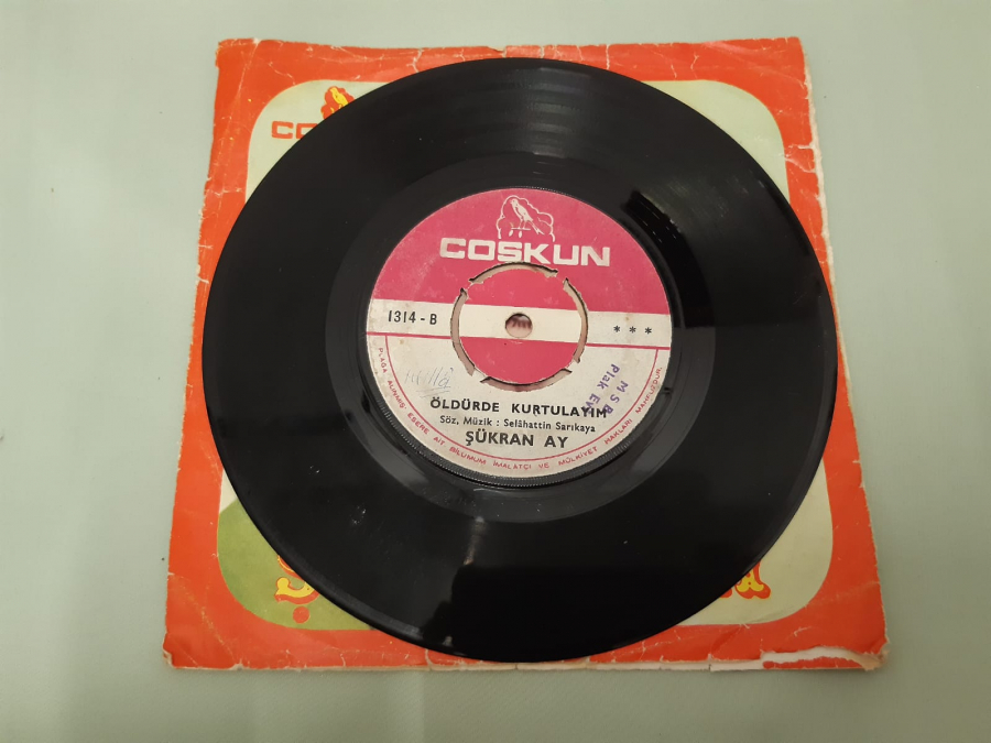 ŞÜKRAN AY ÖLDÜRDE KURTULAYIM , BEN BUYUM 45 LİK YERLİ PLAK 