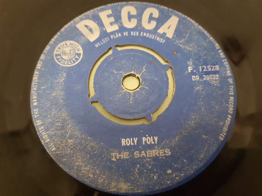 DECCA PLAK THE SABRES WILL YOU ALWAYS LOVE ME 45 LİK YABANCI PLAK 
