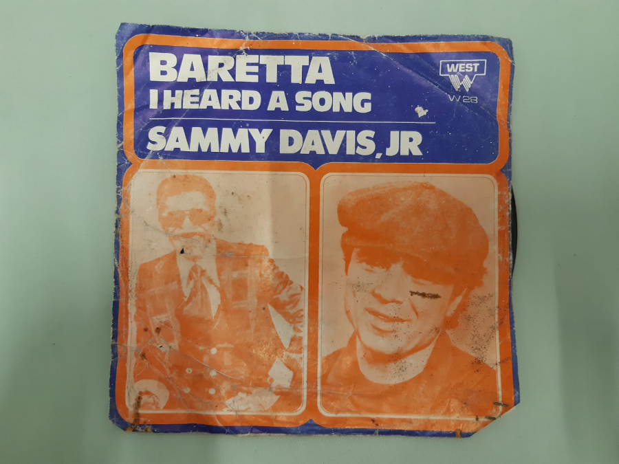 WEST PLAK BERATTA SAMMY DAVIS, JR HEARD A SONG , 45 LİK YABANCI PLAK 