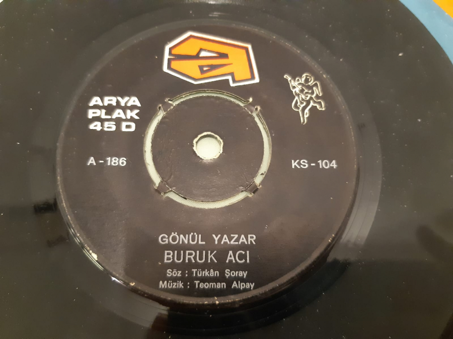 GÖNÜL YAZAR BURUK ACI SEN BENSİZ - BEN SENSİZ 45 LİK YERLİ PLAK 