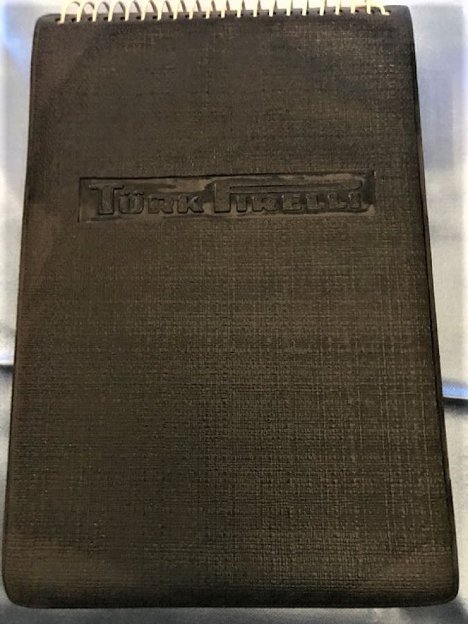 1969 YILI TÜRK PIRELLİ YOL REHBERİ VE NOT DEFTERİ