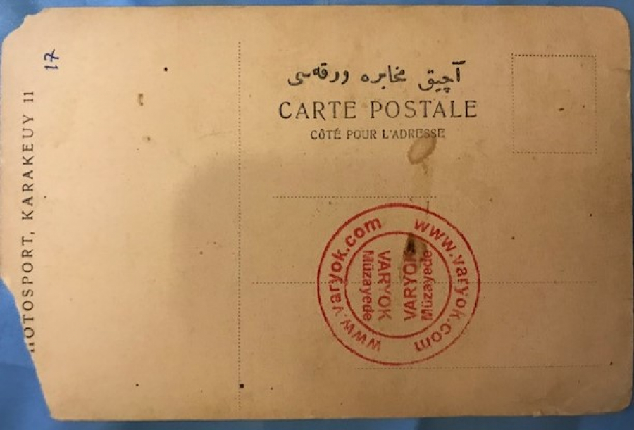 DAME OSMANLI DERVİŞ KARTPOSTAL