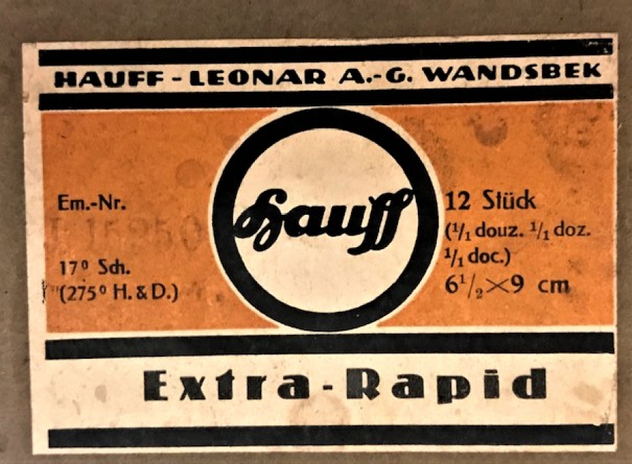 HAUFF LEONAR A.G WANDSBEK KARTON RESİM KART KUTUSU