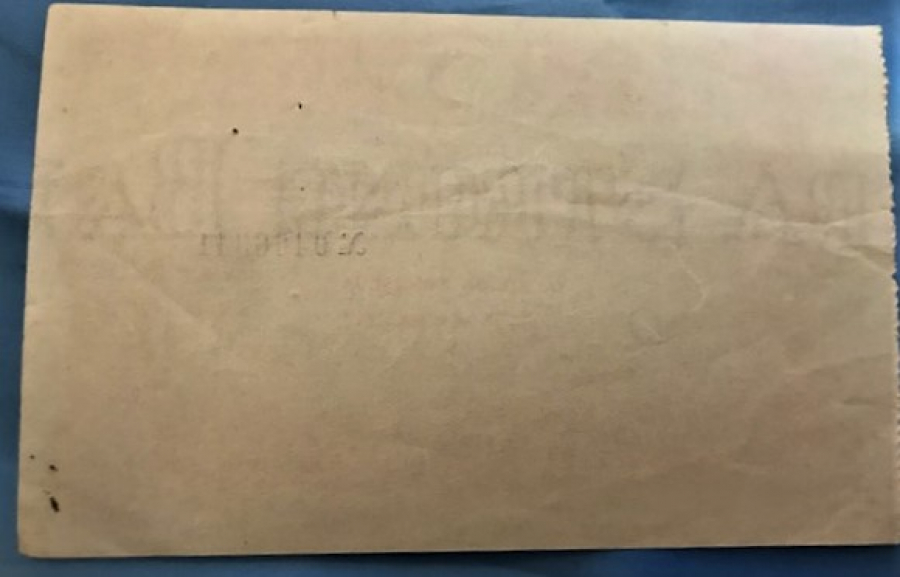 TÜRKİYE HİLALİAHMER CEMİYETİ 10 KURUŞLUK İANE MAKBUZU