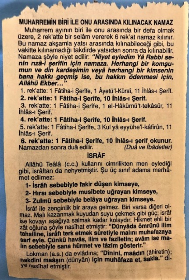 31 OCAK  2006 SALI GÜNÜNE AİT TAKVİM YAPRAGI