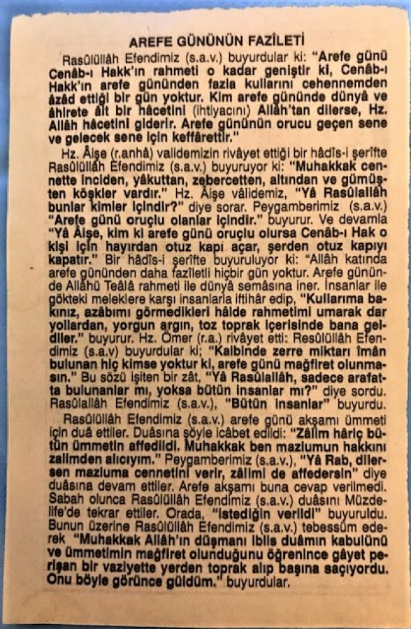 6 OCAK  2006 CUMA GÜNÜNE AİT TAKVİM YAPRAGI
