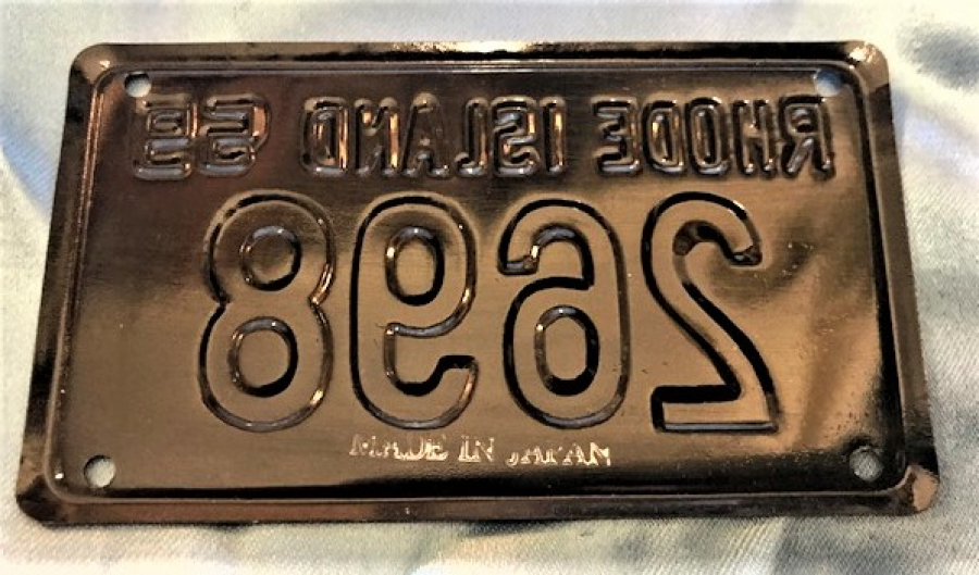 AUTHENTİC MİNİATURE LİCENSE PLATE ORJİNAL JAPAN TENEKE BİSİKLET CEKCEK TAKILMAMIŞ PLAKA