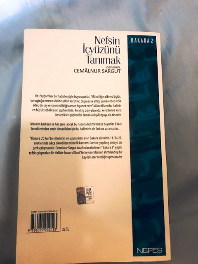 NEFSİN İÇ YÜZÜNÜ TANIMAK: BAKARA 2  CEMAL NUR SARGUT
