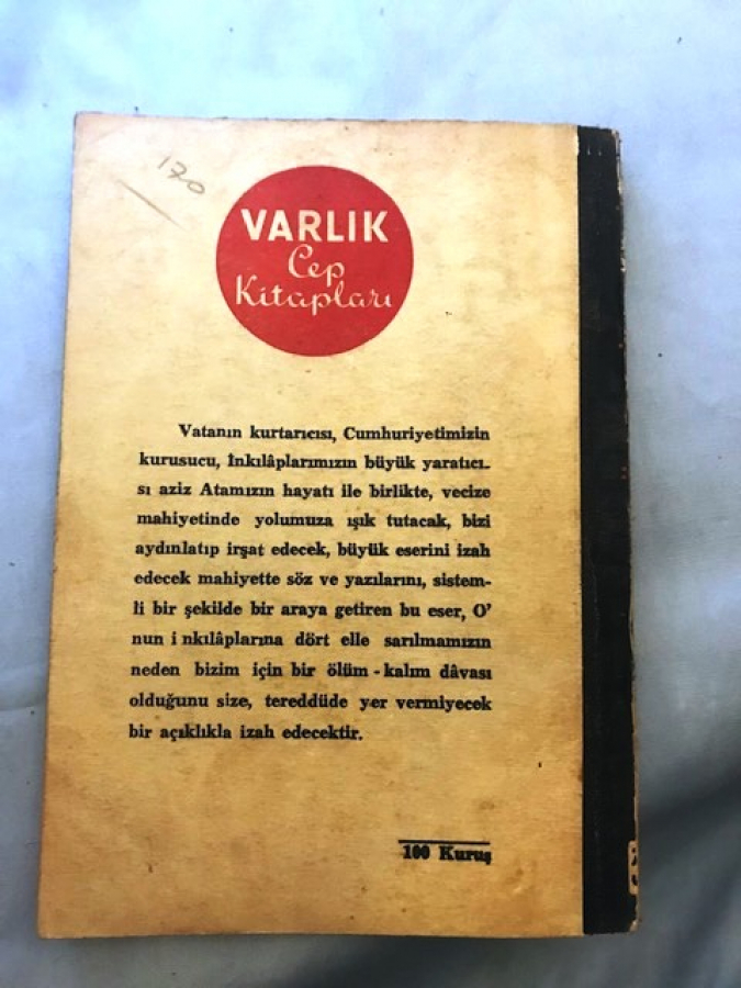 KEMAL ATATÜRK DİYORKİ VARLIK YAYINLARI