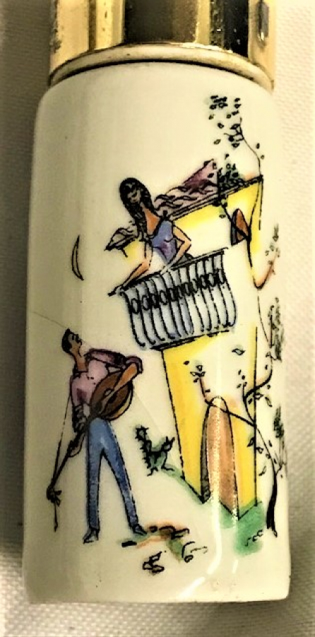 MARCEL FRANCK LİMOGES PERFUME ATOMİZER PORCELAİN PARİS EL BOYAMA