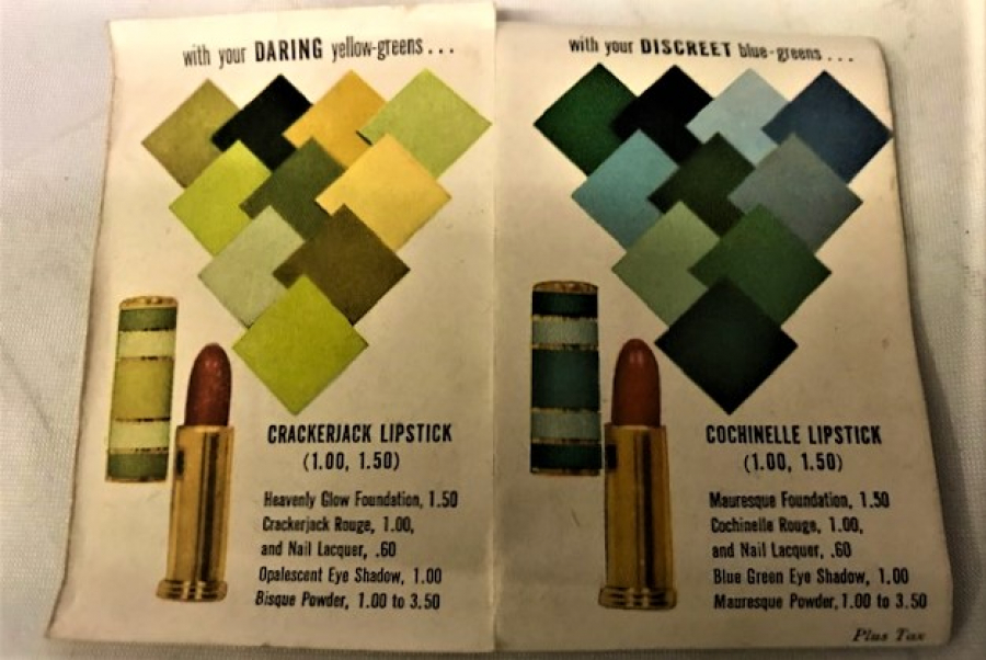 1940 MİNELİ RUJ TAKIMI  HELENA RUBİNSTEİN  BRUNETTE LİPSTİCK FOUR CAST 