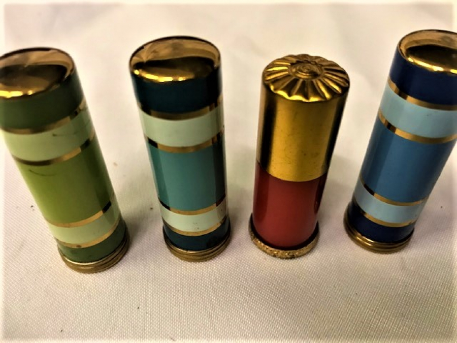 1940 MİNELİ RUJ TAKIMI  HELENA RUBİNSTEİN  BRUNETTE LİPSTİCK FOUR CAST 