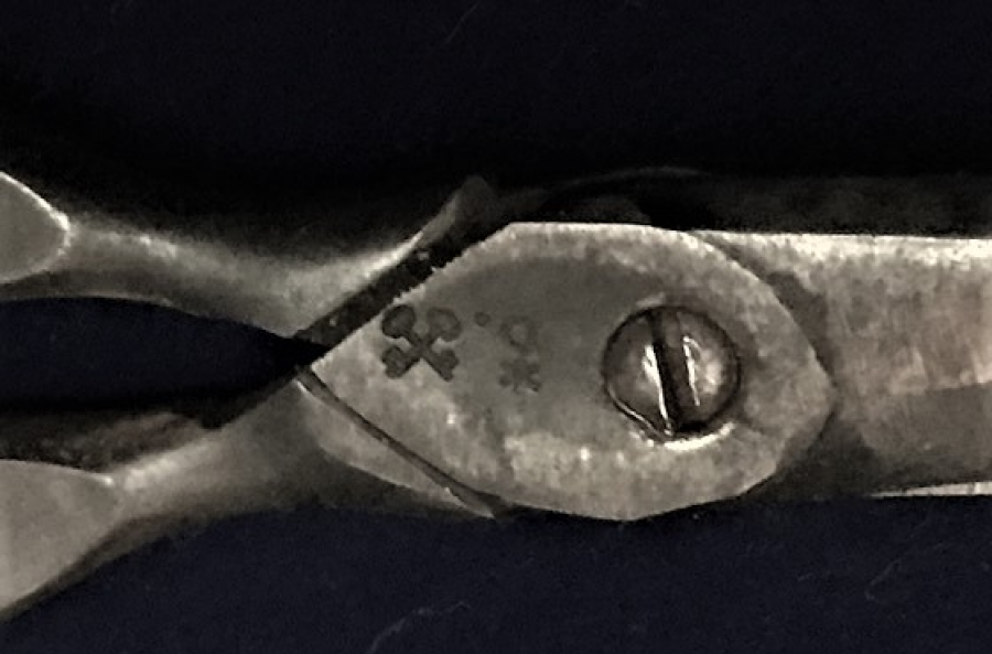 EL YAPIM SICAK DEMİR CİFT CANBAZ TERZİ MAKASI