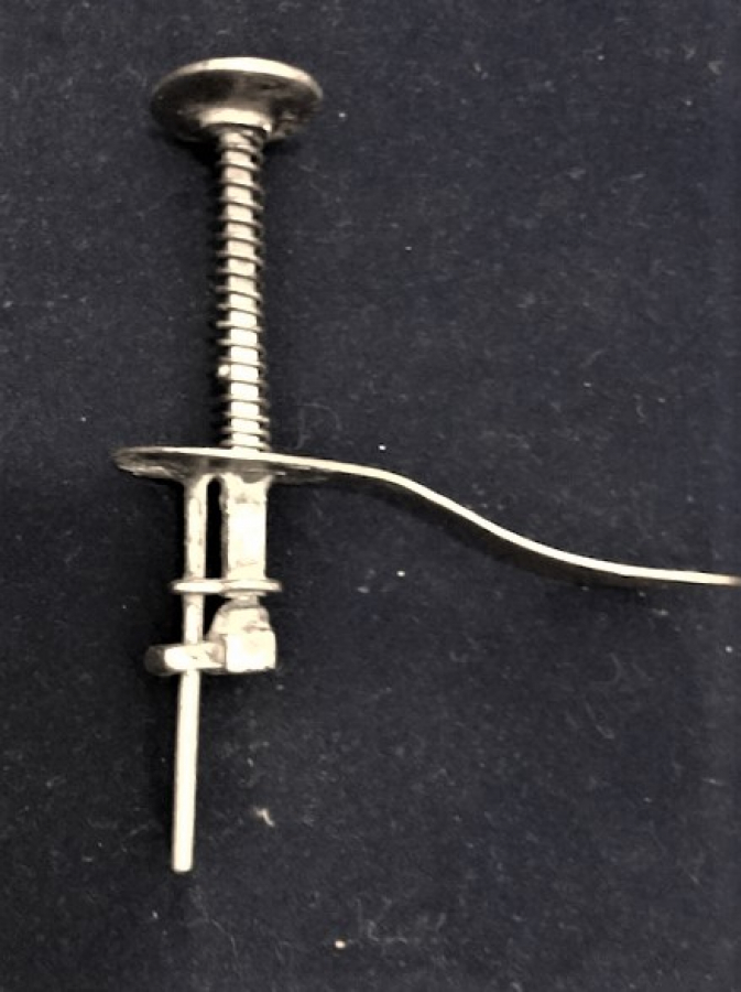 ALMAN MALI FB LGGLER'S AUTOMATON COPPINGEN WÜRH GERMANY MEKANİK YAYLI AMELİYAT APARATI GÜMÜŞ KAPLAMA 