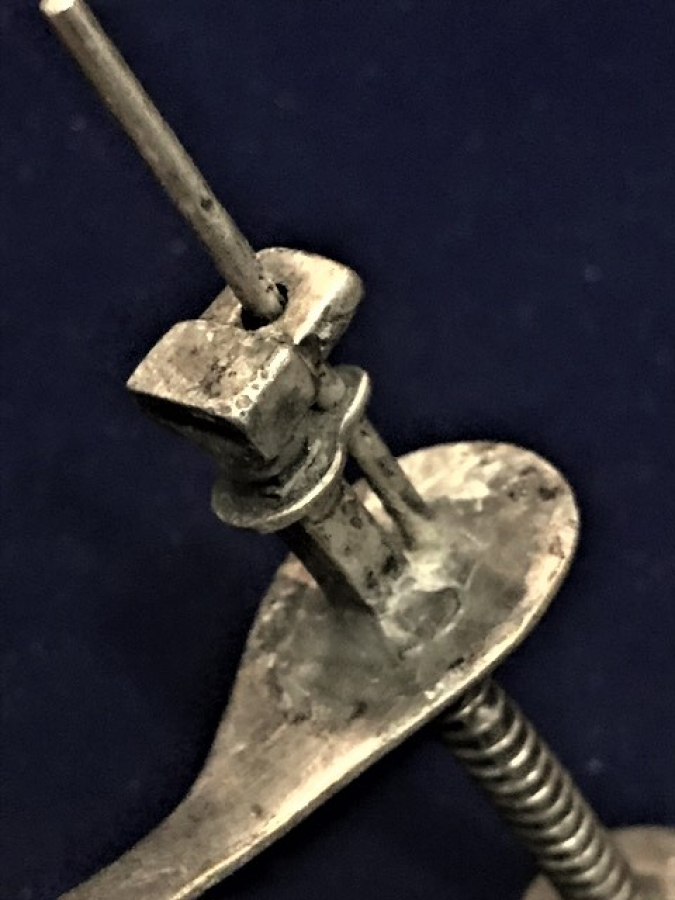 ALMAN MALI FB LGGLER'S AUTOMATON COPPINGEN WÜRH GERMANY MEKANİK YAYLI AMELİYAT APARATI GÜMÜŞ KAPLAMA 